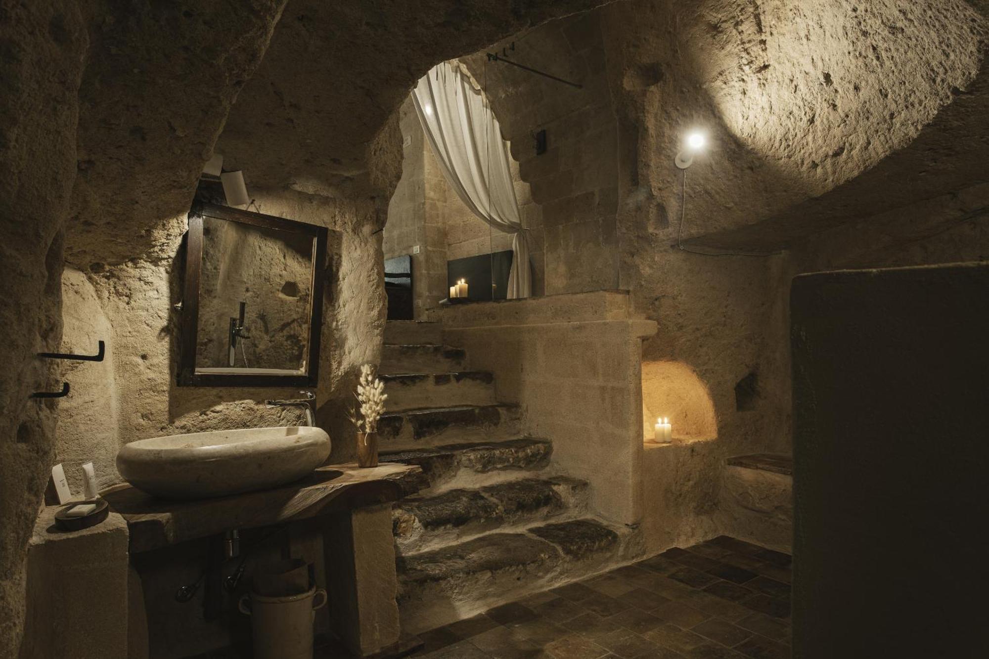Aque Cave Hotel Matera Eksteriør billede