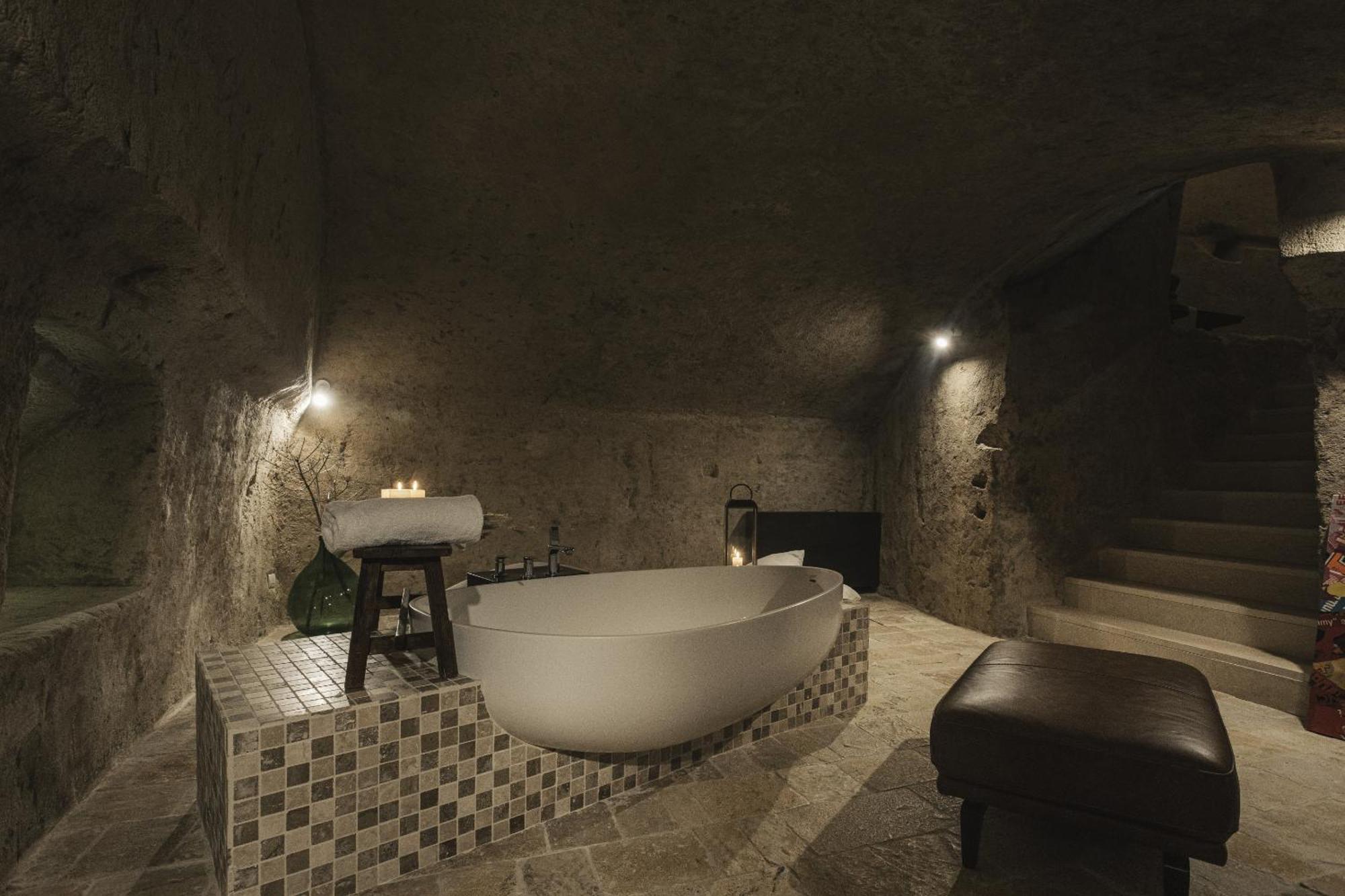 Aque Cave Hotel Matera Eksteriør billede