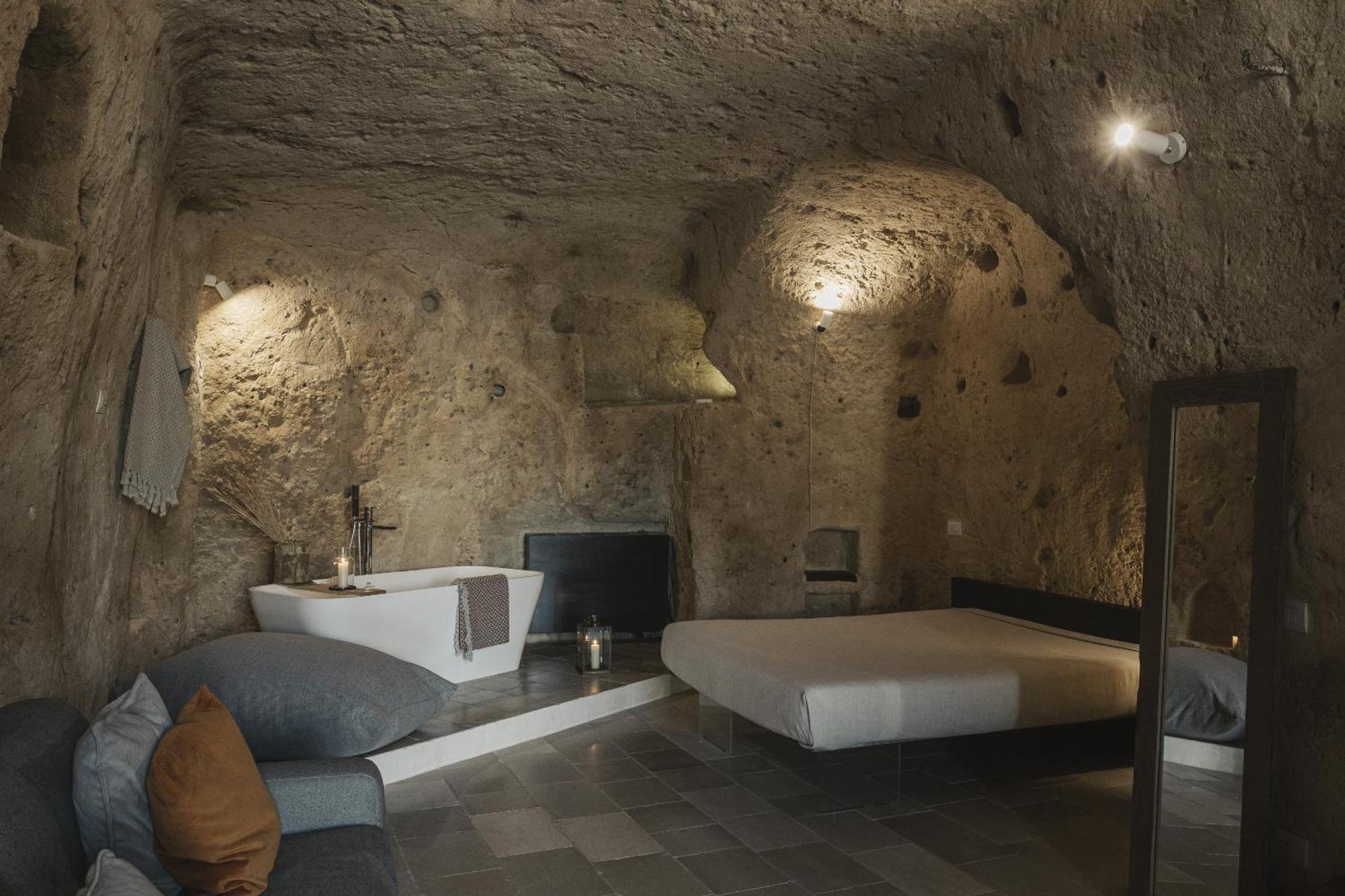 Aque Cave Hotel Matera Eksteriør billede