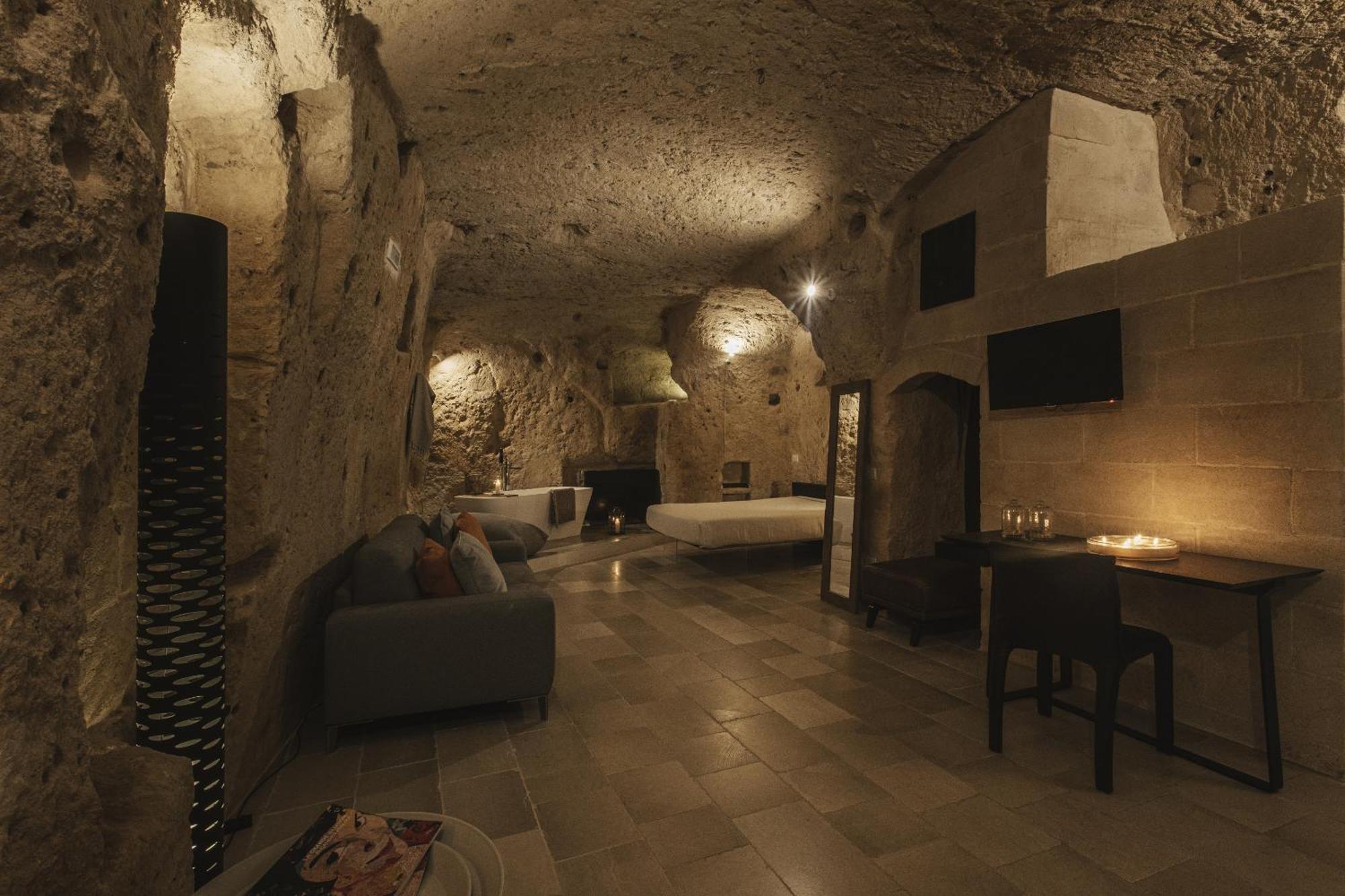 Aque Cave Hotel Matera Eksteriør billede