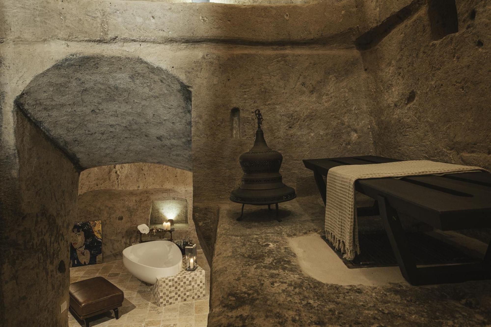 Aque Cave Hotel Matera Eksteriør billede